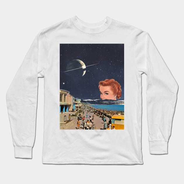 Illuminations - Surreal/Collage Art Long Sleeve T-Shirt by DIGOUTTHESKY